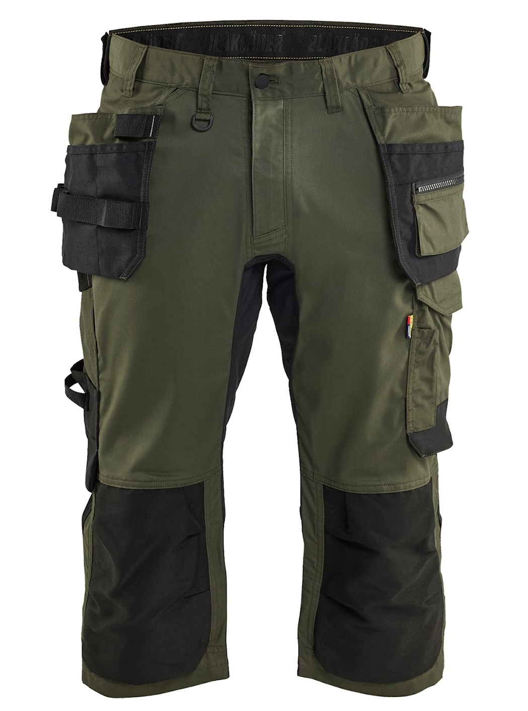 Pantacourt de travail stretch 2D vert foret/noir T40C BLÅKLÄDER 175418324298D88