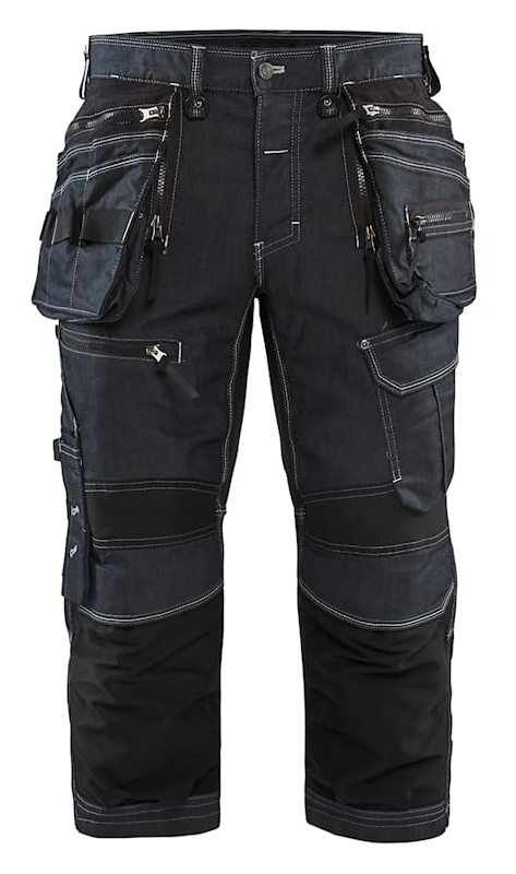 Pantacourt X1900 denim stretch marine/noir T50 BLÅKLÄDER 199111418999C56