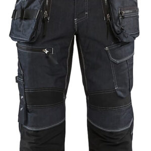Pantacourt X1900 denim stretch marine/noir T50 BLÅKLÄDER 199111418999C56