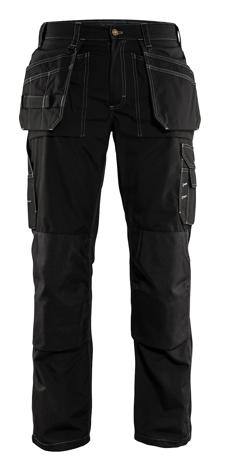 Pantalon artisan 1525 avec poches flottantes été noir T58C BLÅKLÄDER 152518459900D124