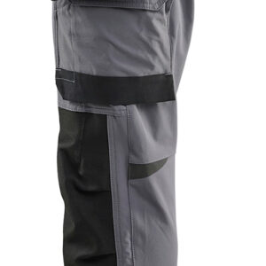 Pantalon artisan Stretch 4D avec poches flottantes détachables gris moyen/noir T46C BLÅKLÄDER 172016459699D100