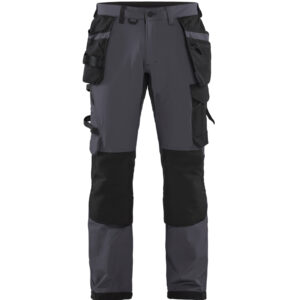 Pantalon artisan stretch 4D gris foncé/noir T38 BLÅKLÄDER 152216459699C44