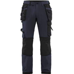 Pantalon artisan stretch 4D marine foncé/noir T44L BLÅKLÄDER 152216458699C150