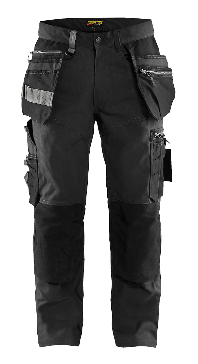 Pantalon artisan stretch poches flottantes marine foncé/noir T56 BLÅKLÄDER 159013438699C62