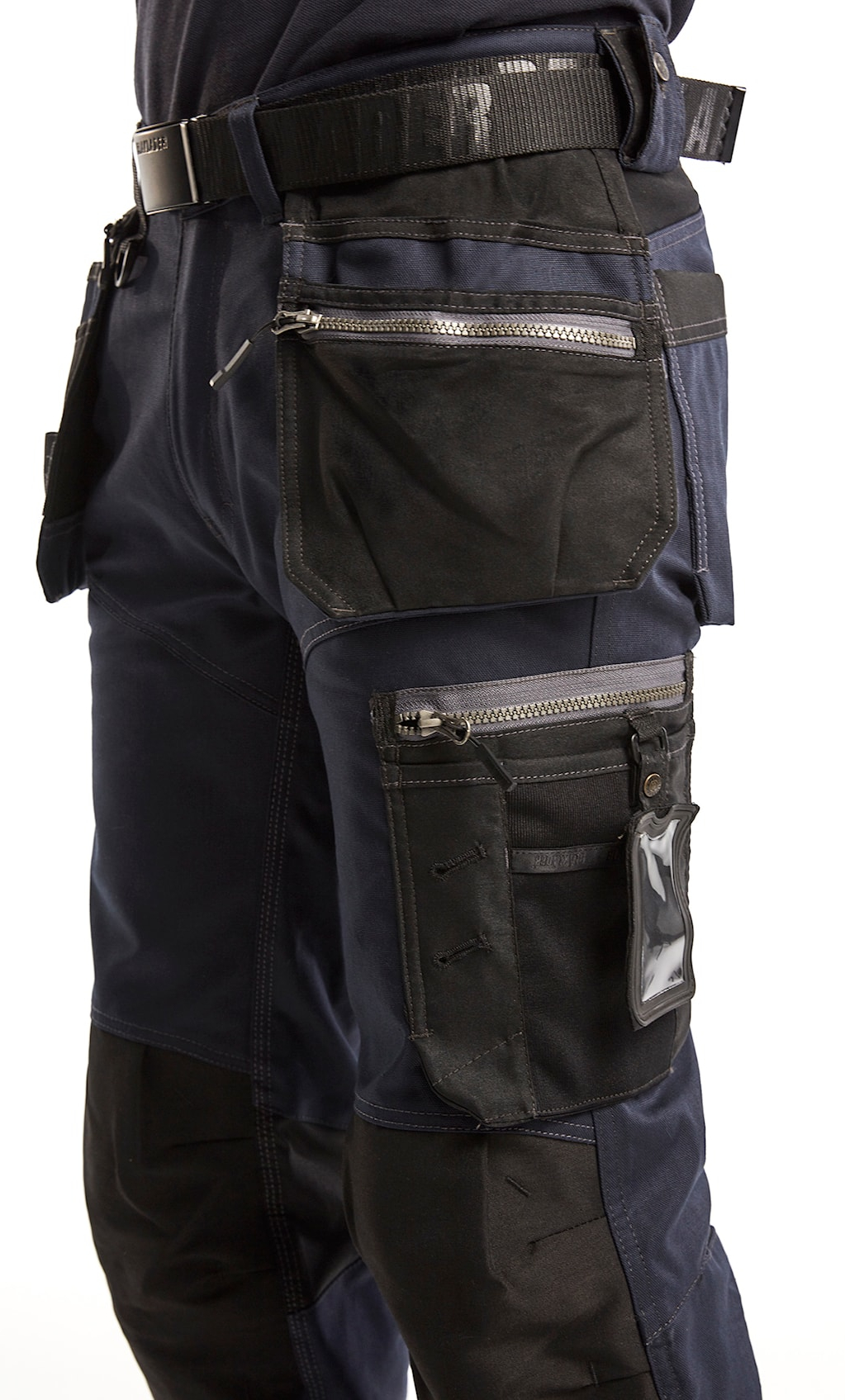Pantalon artisan stretch poches flottantes marine foncé/noir T56 BLÅKLÄDER 159013438699C62