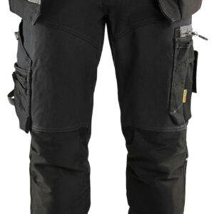 Pantalon Artisan stretch poches flottantes noir T42C BLÅKLÄDER 159918609900D92