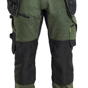 Pantalon artisan stretch STRIKER vert forêt/noir T52C BLÅKLÄDER 197011494298D112