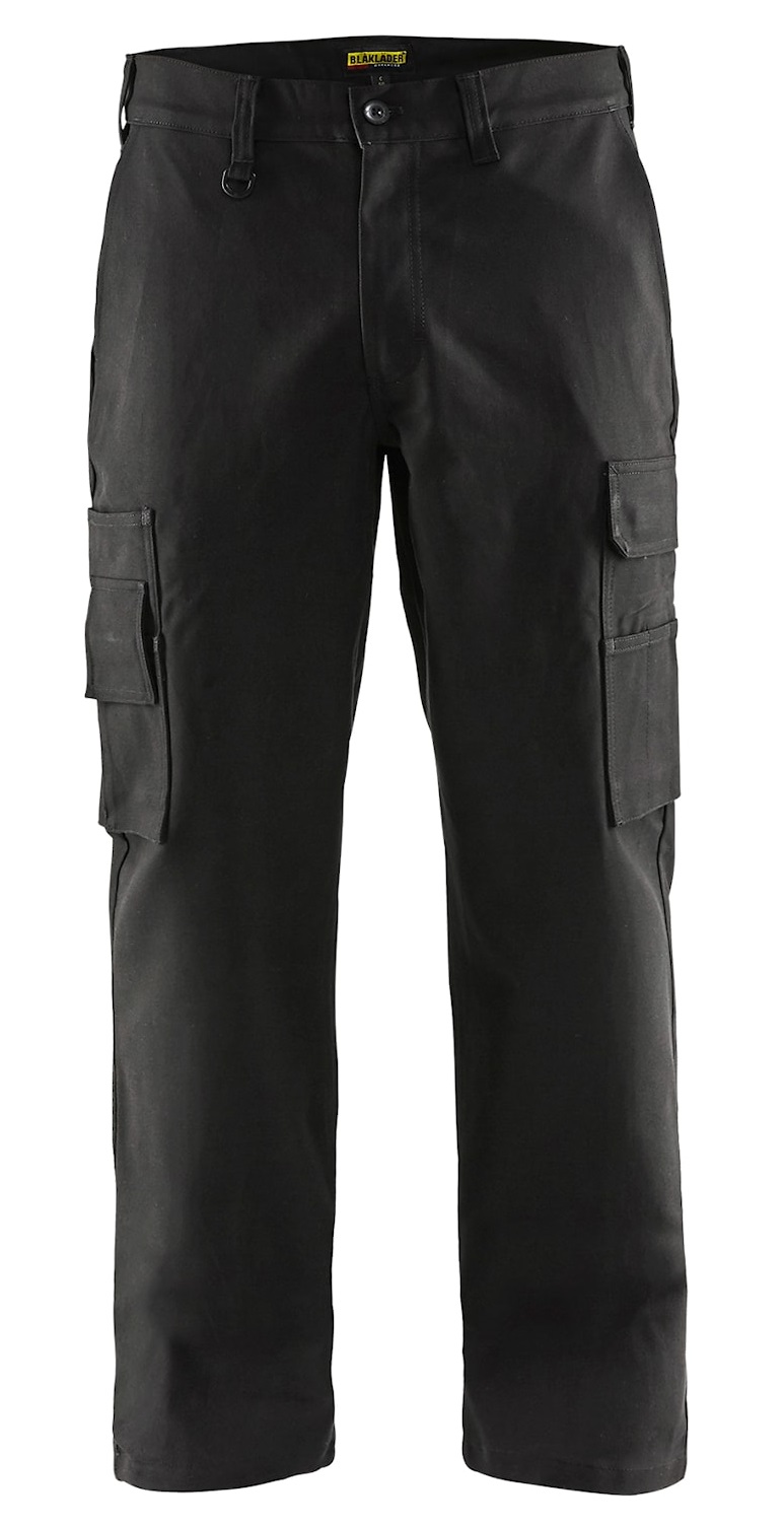 Pantalon cargo coton noir T38 BLÅKLÄDER 140013709900C44