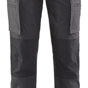Pantalon de maintenance femme + Stretch gris foncé/noir T50 BLÅKLÄDER 715918459899.50