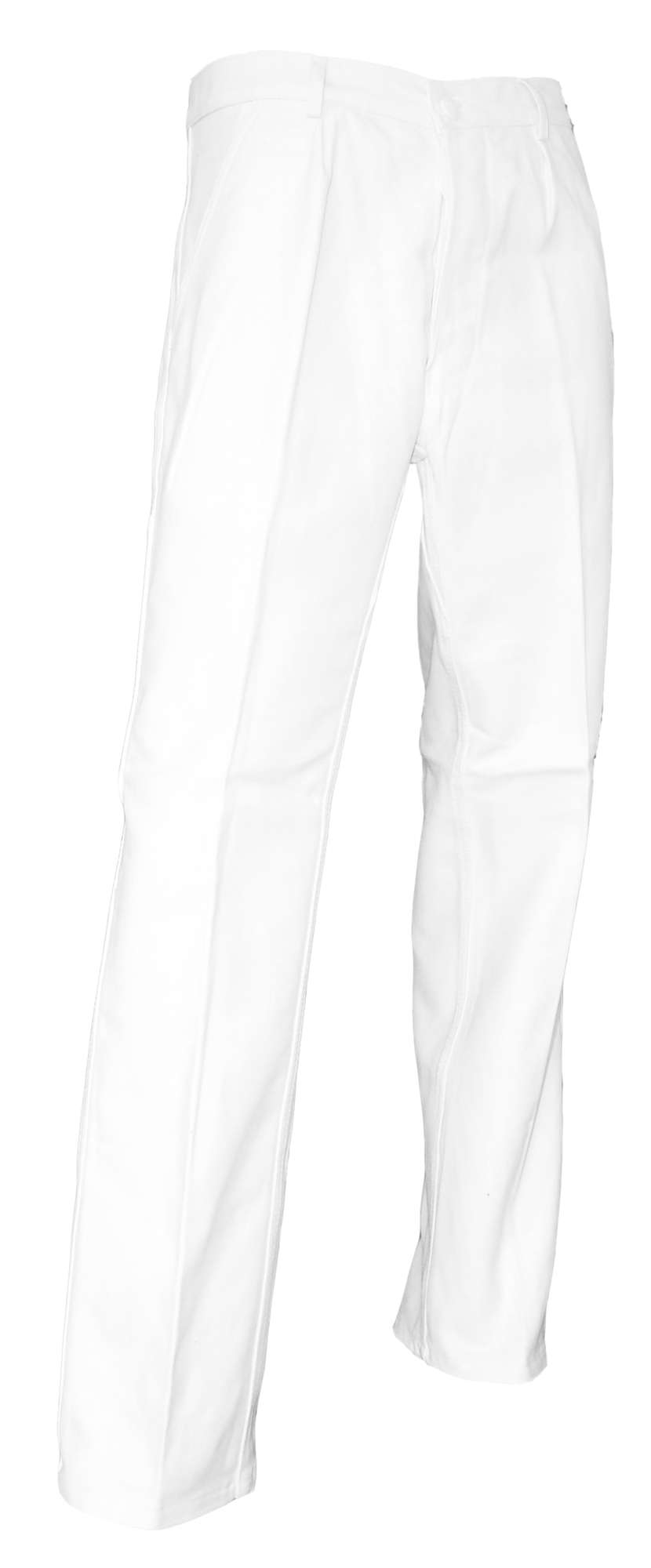 Pantalon de peintre en coton sergé blanc T48 LMA LEBEURRE 100144 T48
