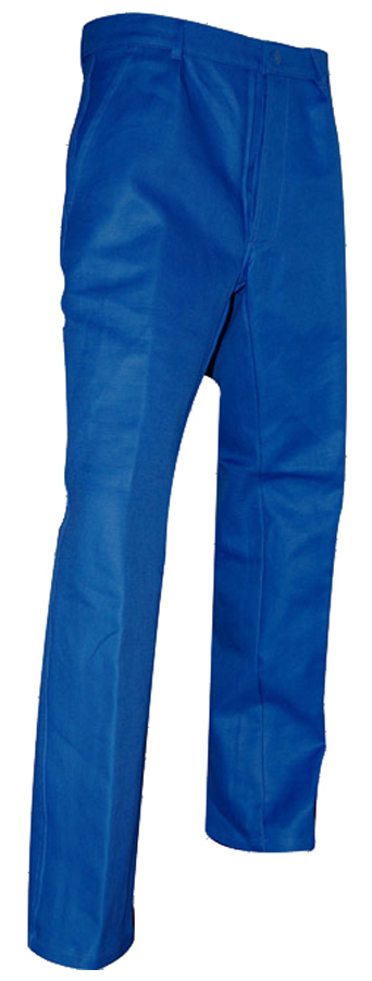 Pantalon de travail CLOU braguette à boutons 100141 bleu bugatti T56 LMA LEBEURRE 100141-T56