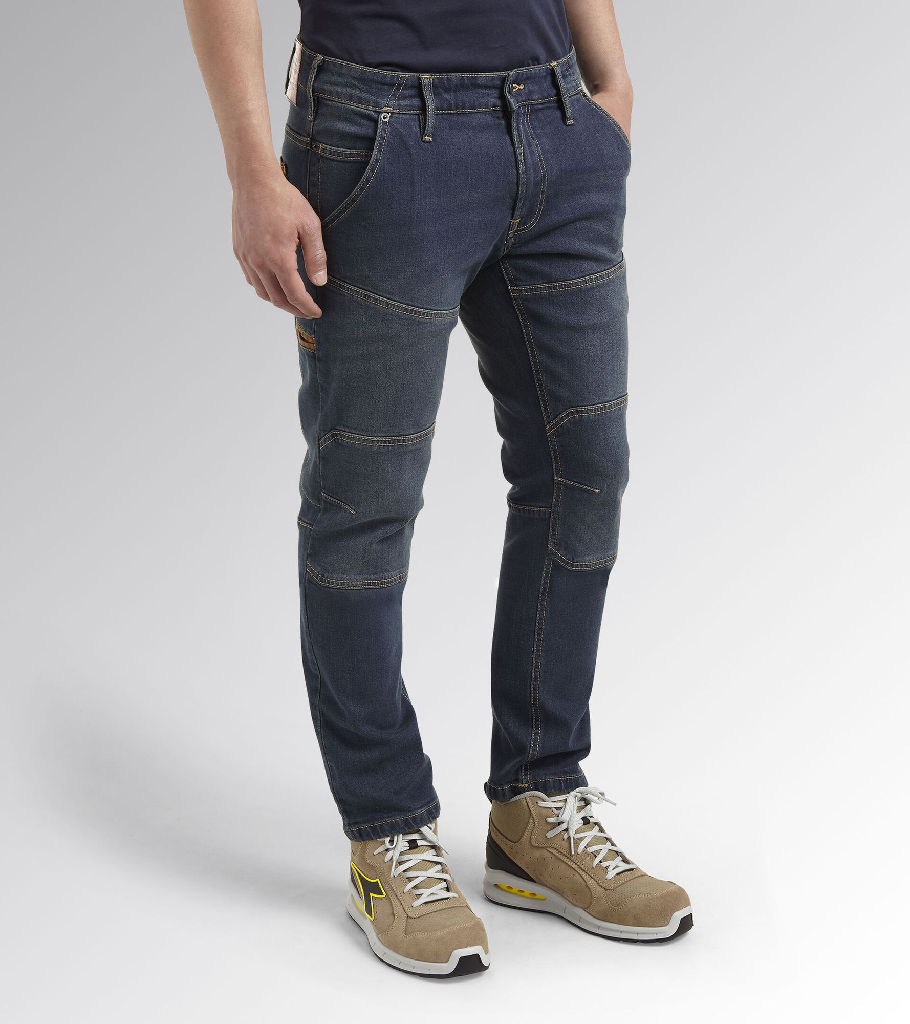 Pantalon de travail en jean STONE PLUS DIRTY WASHING bleu T38/40 (US30) DIADORA SPA 702.170752