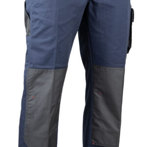 Pantalon de travail HERCULE multipoches bleu foncé/gris foncé T44 LMA LEBEURRE 1822-T44