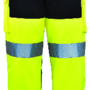 Pantalon de travail homme à haute visibilité multipoches PATROL hi-viz jaune/marine TXS COVERGUARD 7PAJPXS