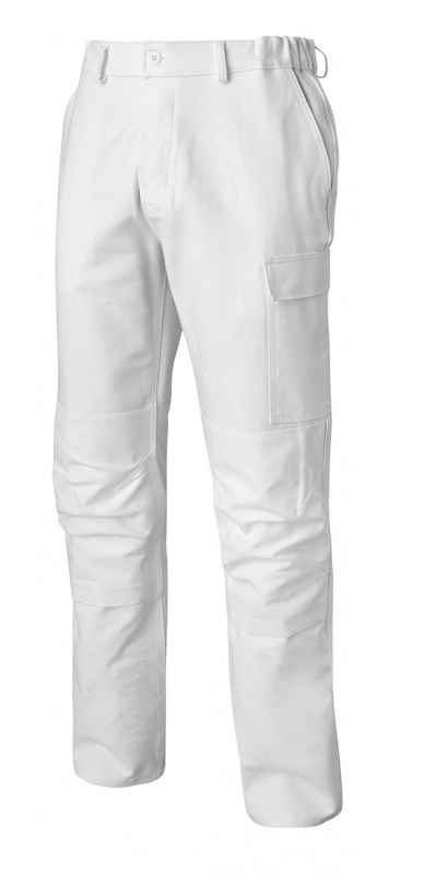 Pantalon de travail NEW PILOTE à poches genouillères blanc T52/54 MUZELLE DULAC NEWPILOPNPGBLA T4