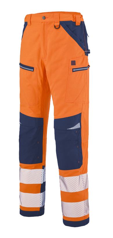 Pantalon homme SPANNER HV orange/bleu marine T0/XS LAFONT 1ATHHV-6-404-0/XS