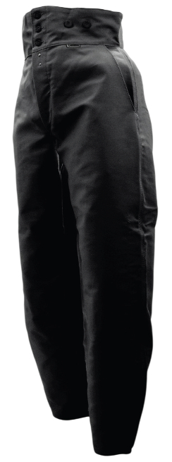 Pantalon largeot à tirants noir taille haute 38 LE LABOUREUR 2210-1100-1000-38