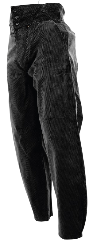 Pantalon largeot à tirants taille haute 44 en velours LE LABOUREUR 9978TM-44