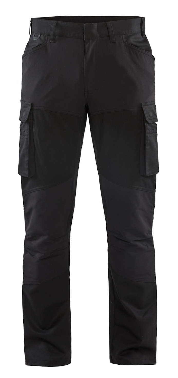 Pantalon maintenance polycoton stretch 2D noir T40L BLÅKLÄDER 145718309900C146