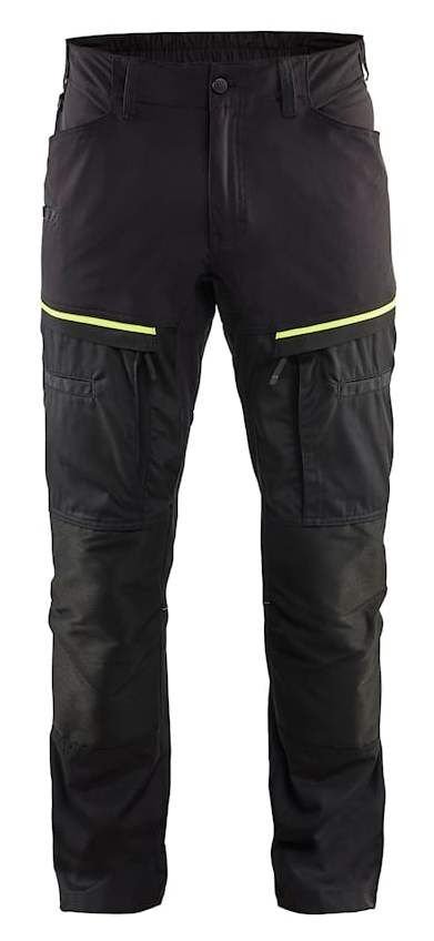 Pantalon maintenance stretch noir/rouge T50C BLÅKLÄDER 145618459956D108