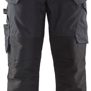 Pantalon maintenance+stretch poches flottantes noir/rouge T54 BLÅKLÄDER 149613309956C60