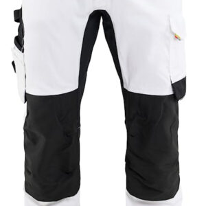 Pantalon peintre stretch 2D blanc/noir T42L BLÅKLÄDER 177118321099C148