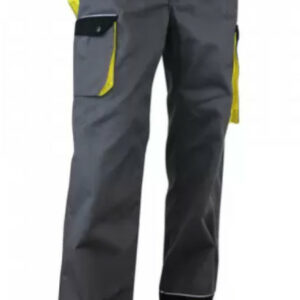 Pantalon SECHOIR coton/poly gris/noir taille 46 LMA LEBEURRE 1258-46