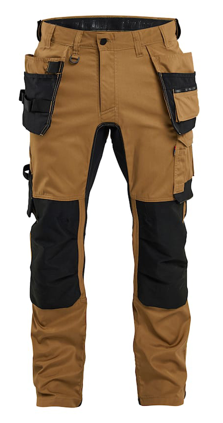 Pantalon stretch 2D avec poches flottantes nougat/noir T50L BLÅKLÄDER 175018327699C156