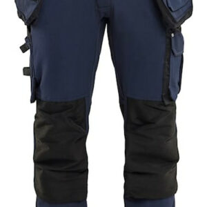 Pantalon X1900 artisan stretch 4D noir T38C BLÅKLÄDER 199816449900D84
