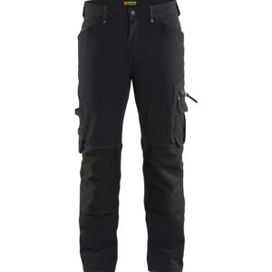 Pantalon X1900 artisan stretch 4D sans poches flottantes noir T44L BLÅKLÄDER 198916449900C150