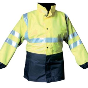 Parka 4 en 1 ELYSE ZIPAL à haute visibilité jaune fluo/bleu marine T2XL CODUPAL 245CJFMXXL