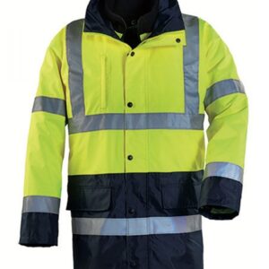 Parka 4en1 haute visibilité HIWAY jaune fluo/bleu marine T3XL COVERGUARD 70554XXXL
