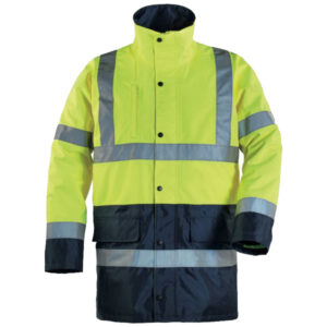 Parka HI-WAY haute visibilité jaune fluo/marine TXL COVERGUARD 70452XL