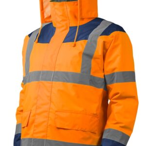 Parka matelassée Keta à haute visibilité orange/marine T XL COVERGUARD 7KETOXL