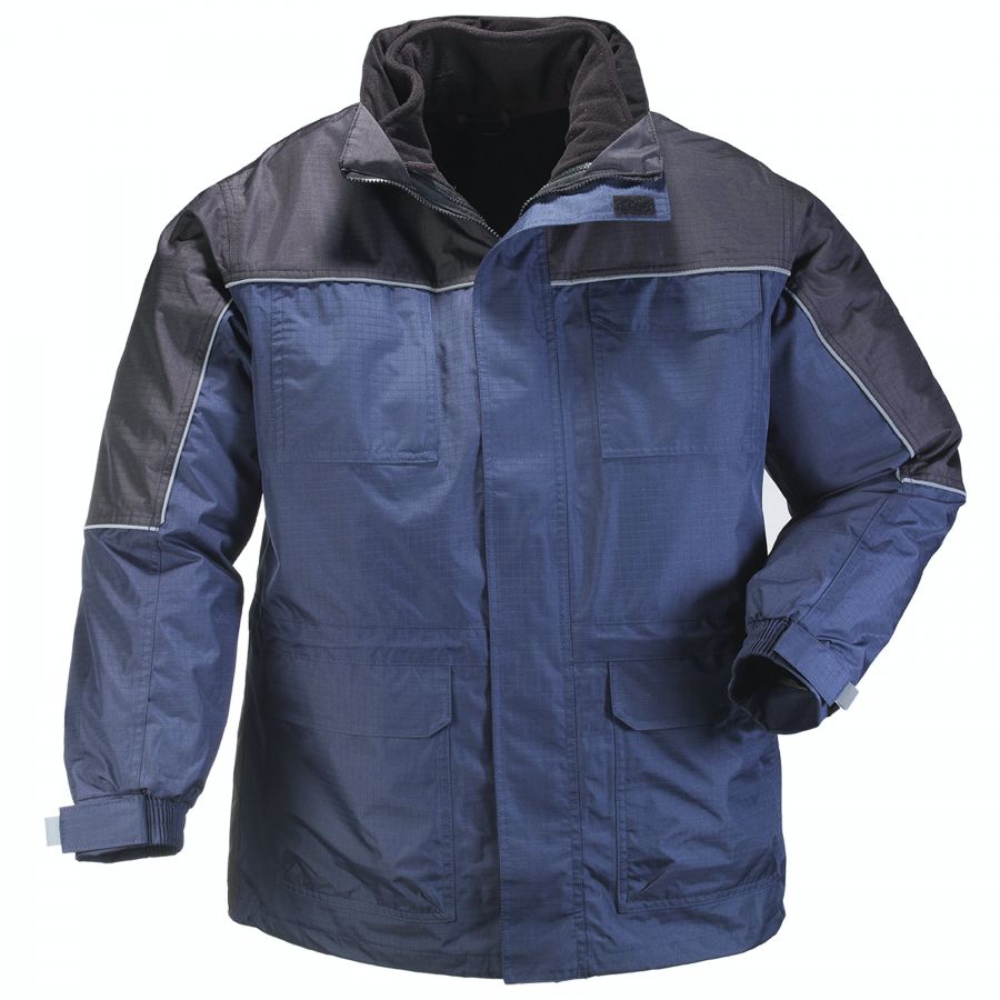 Parka multipoches RIPSTOP 4 en 1 marine/noir TL COVERGUARD 5RIBBL