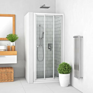 Paroi coulissante Equi l100 1,9 m argent poli verre clair clean ROTH EICL310019VPE