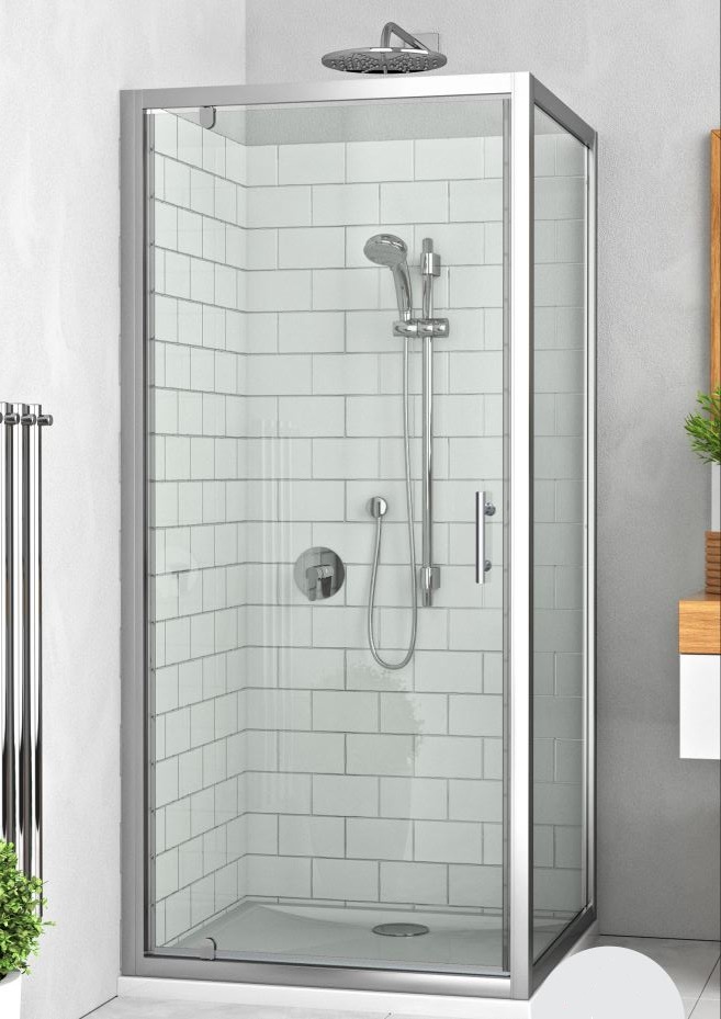 Paroi de douche EQUI fixe en verre clair ROTH 1406000056