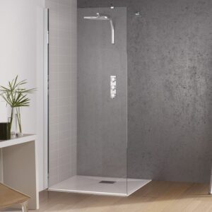 Paroi smart solo simple verre transparent 90 cm KINEDO PA2123CTNE