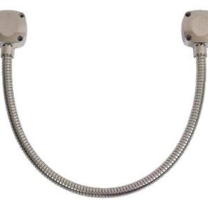 Passe cable en applique renforcé embouts carrés en inox SEWOSY DLRI10EC