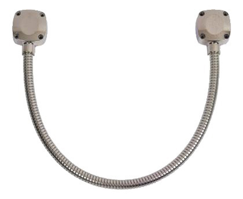 Passe cable en applique renforcé embouts carrés en inox SEWOSY DLRI10EC