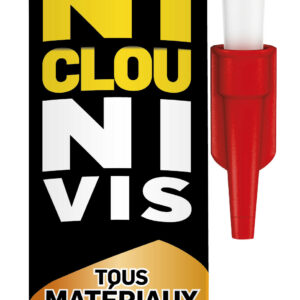 Colle de fixation PATTEX Ni clou ni vis, 390 gr blanc