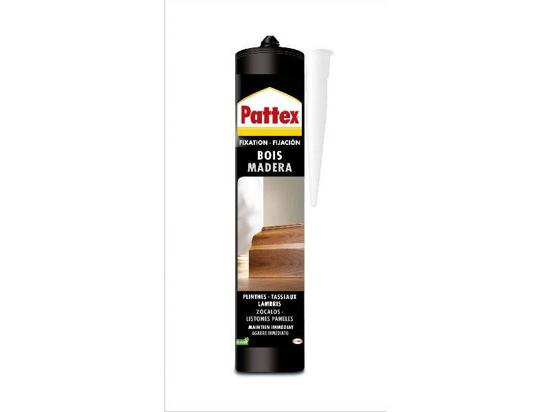 Colle fixation interieur acryliq pattex ni clou ni vis bois/plint 380g