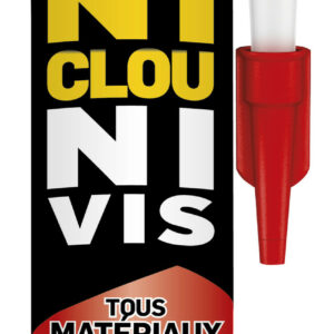 Colle PATTEX Ni clous ni vis objets lourds, 460g blanc