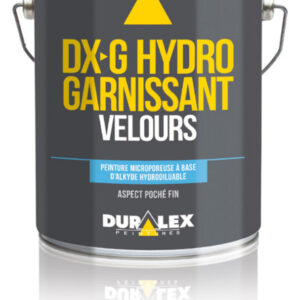 Peinture alkyde acrylique pochée hydrodiluable garnissant velours DX G 15 l DURALEX 28100121