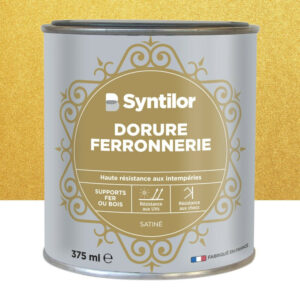 Peinture exterieure fer Ferronnerie SYNTILOR or satine 375ml