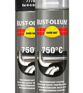 Peinture finitions Hard Hat® aluminium haute température 750° 500 ml RUST-OLEUM 7715