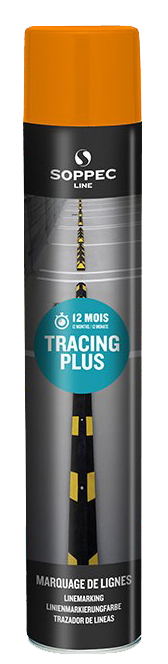 Peinture pour marquage au sol Tracing Plus 750 ml Orange SOPPEC 151706O