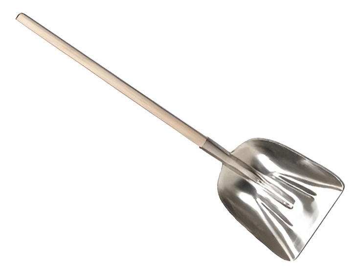Pelle à neige alu 33 cm avec manche en bois MERCIER 4556