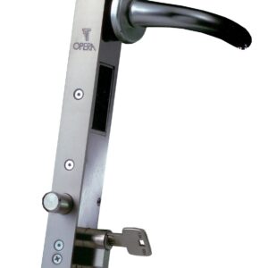 Pêne piston rotatif rond PRIMABASE avec béquille à émission en acier OPERA 25808-35