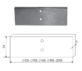 Pênes de 150 mm centre ISEO 9711150CU